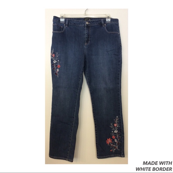 Susan Graver Denim - Susan Graver Embroider Jeans Susan Graver Denim - Susan Graver Embroider Jeans